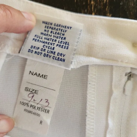 Vtg VARSITY School Cheerleader Uniform Top Skirt Cheer Costume XLY 9-13 Yellow - Picture 6 of 13